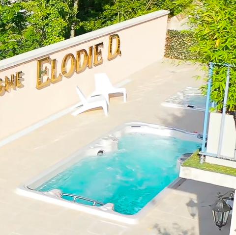 Vue spa de nage