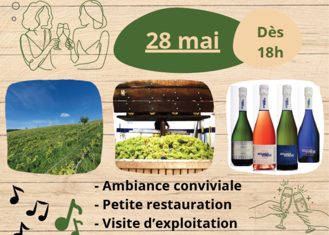 La soirée pétillante du Champagne Laval Louïs - 28 mai