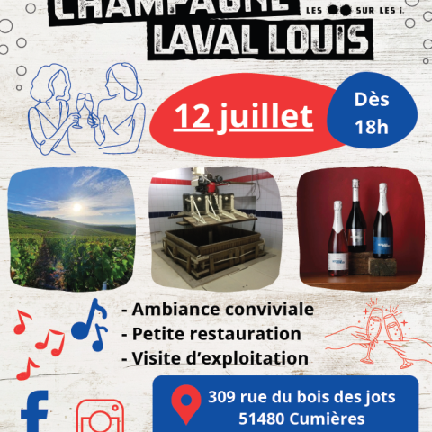 La soirée pétillante du Champagne Laval Louïs - 12 juillet