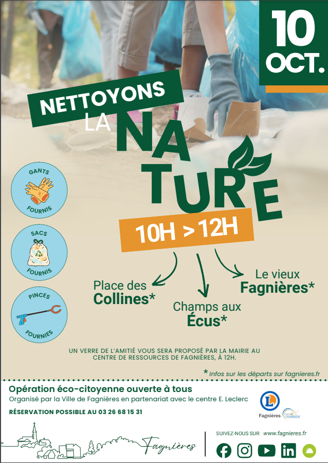 Nettoyons la Nature – Fagnières - Fagnières