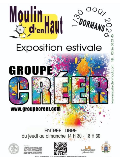 Exposition estivale "Groupe créer" - cercle historique et culturel dormaniste
