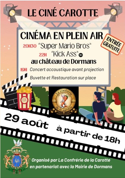 cinéma de plein - Dormans - la guilde dormaniste