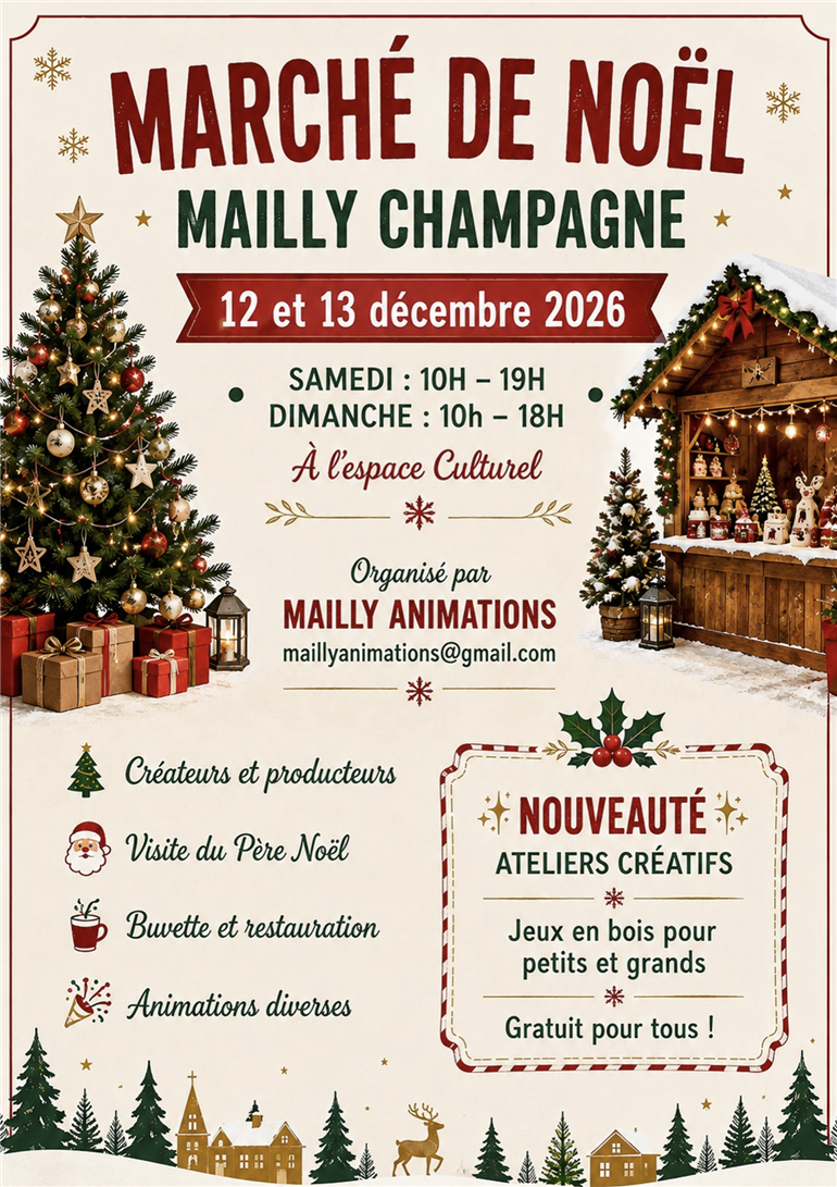 Marché de Noel de Mailly Champagne