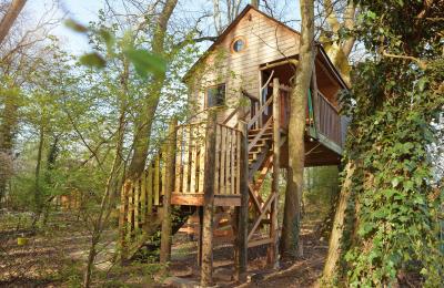 La cabane perchée au lac du Der
