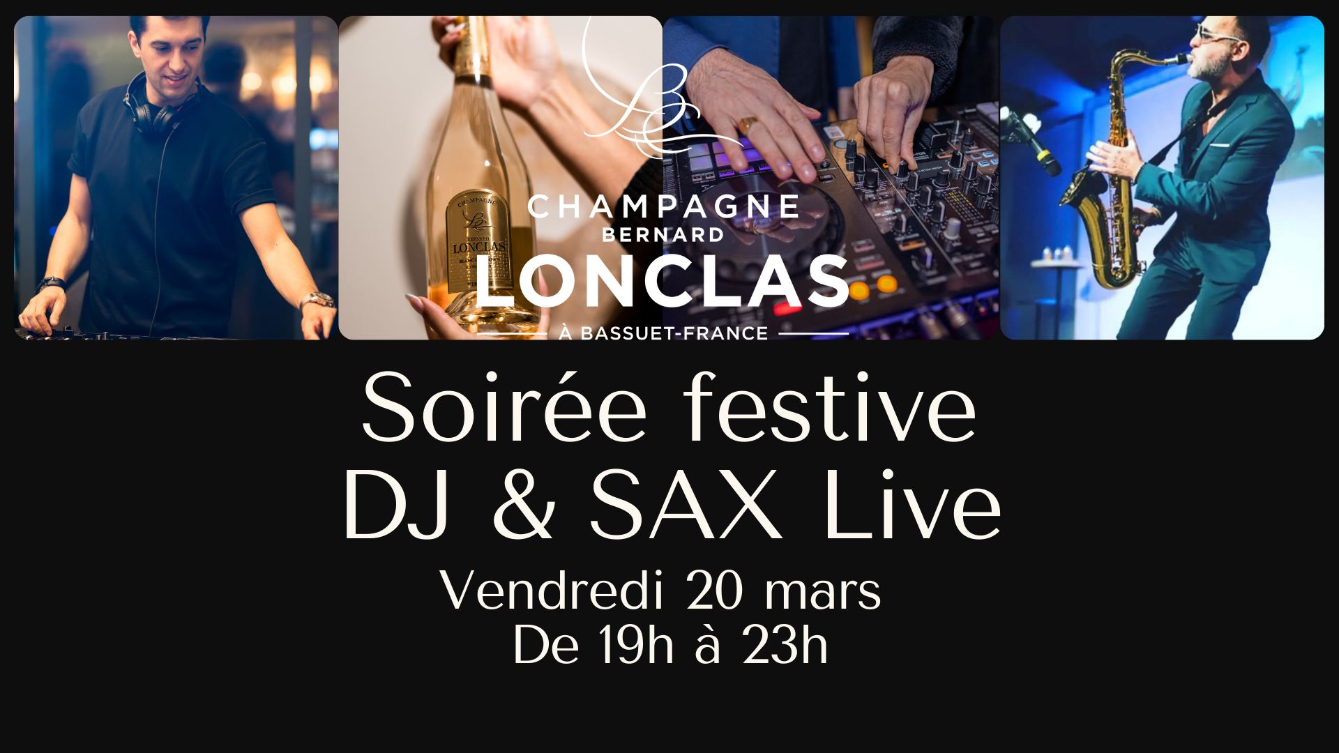 Soirée festive DJ & SAX Live