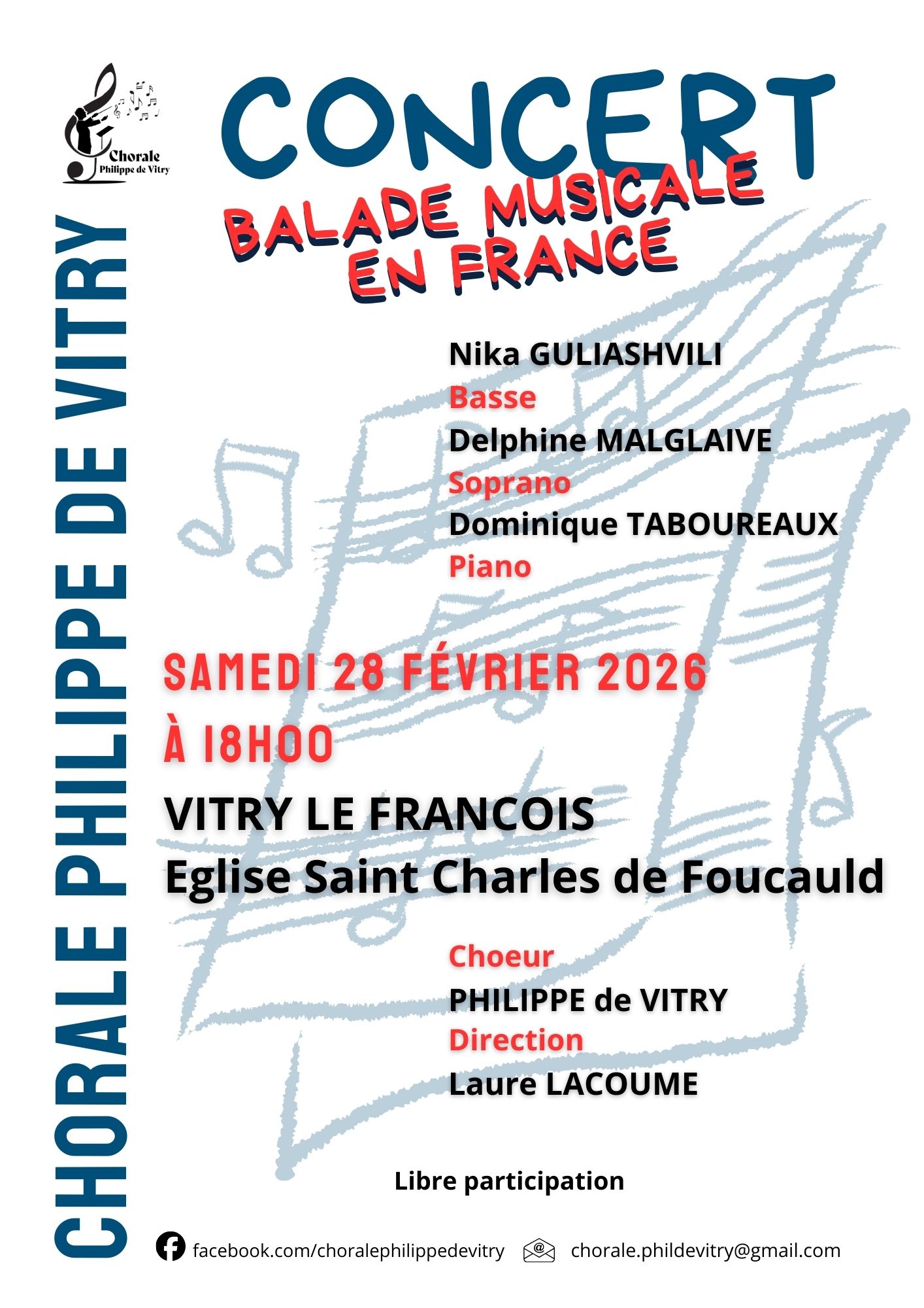 Balade Musicale en France par la Chorale Philippe de Vitry