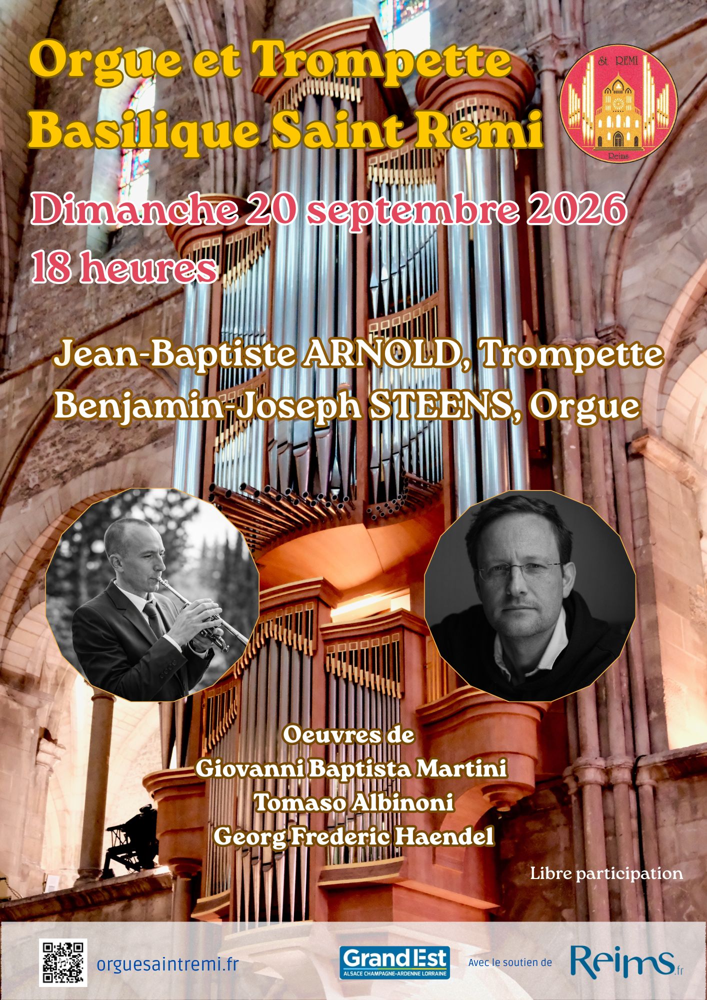Concert 21 septembre 2026  - DR