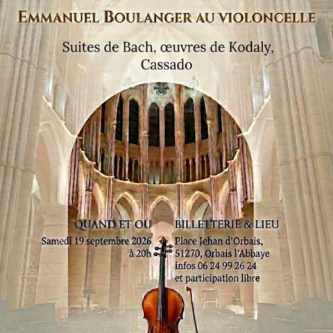 Concert violoncelle - Orbais