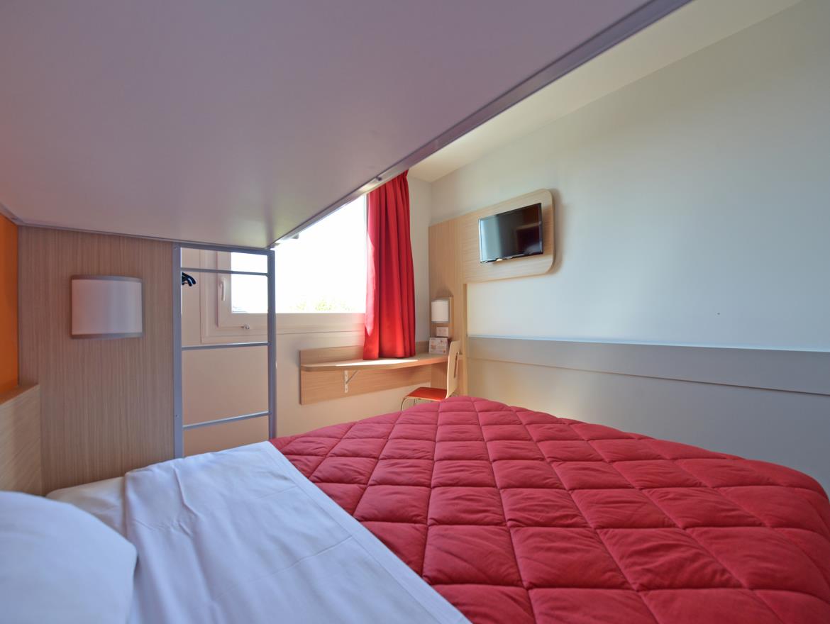 Hôtel Première Classe Reims Nord Bétheny - Chambre triple avec lit double