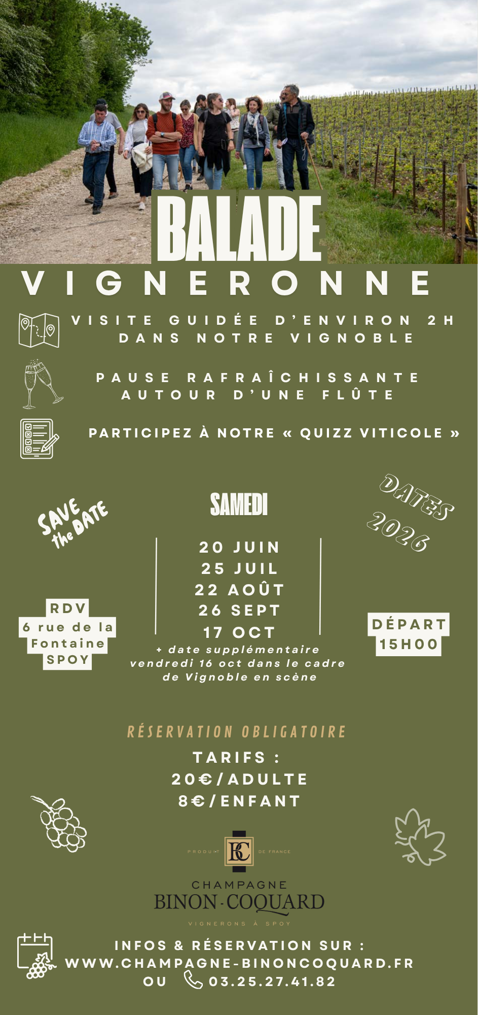Flyer Balade Vigneronne - BINON-COQUARD