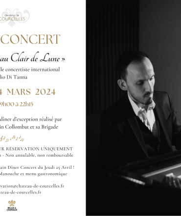 Diner concert Château de Courcelles
