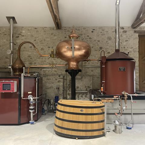 Distillerie des Dames Blanches_alambic Distillerie des Dames Blanches_alambic