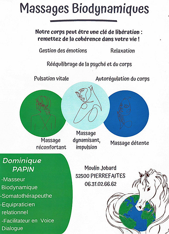 PAPIN DOMINIQUE - MASSAGES BYODYNAMIQUES