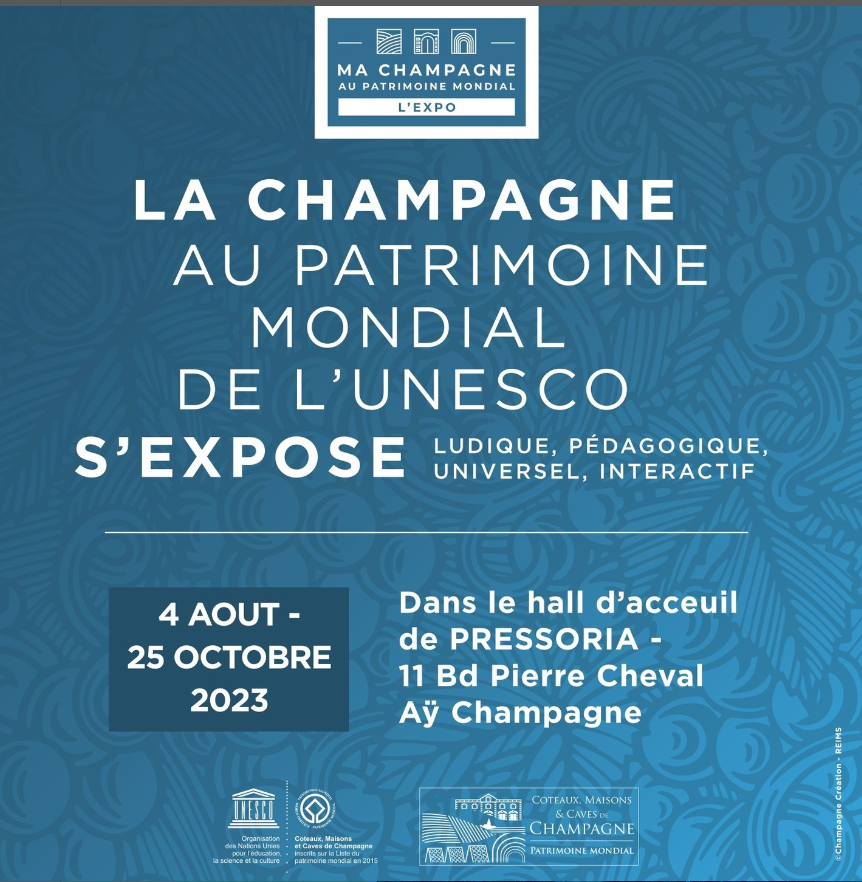 La Champagne au Patrimoine mondial de l'Unesco, s'expose