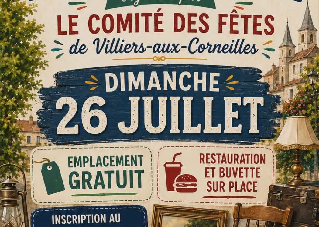  Brocante à Villiers-aux-Corneilles