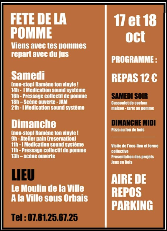 Fête de la pomme - la Ville-sous-Orbais