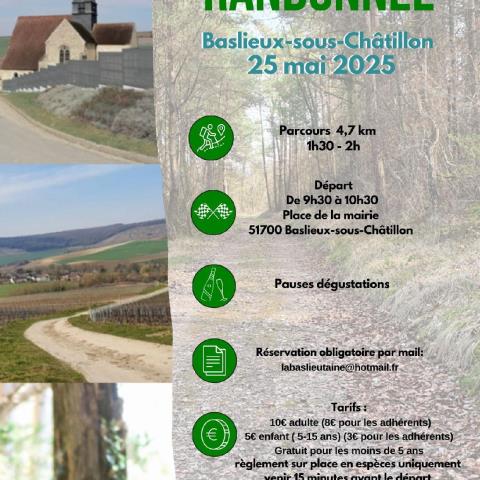 Randonnée - Baslieux sous Châtillon 2025