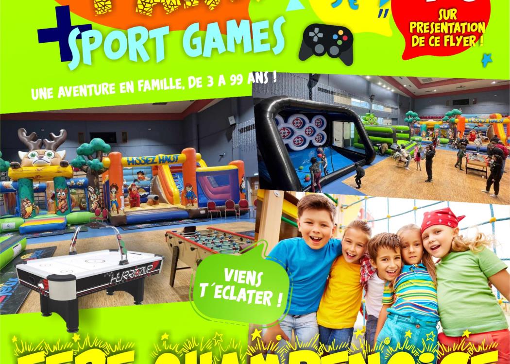 Flyer Mega Park et Sport Games