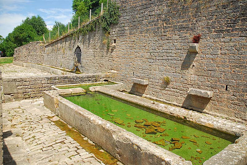 Fontaine et lavoir de Saints-Geosmes