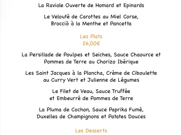 Au Menu de ces 15 Prochains Jours !!!