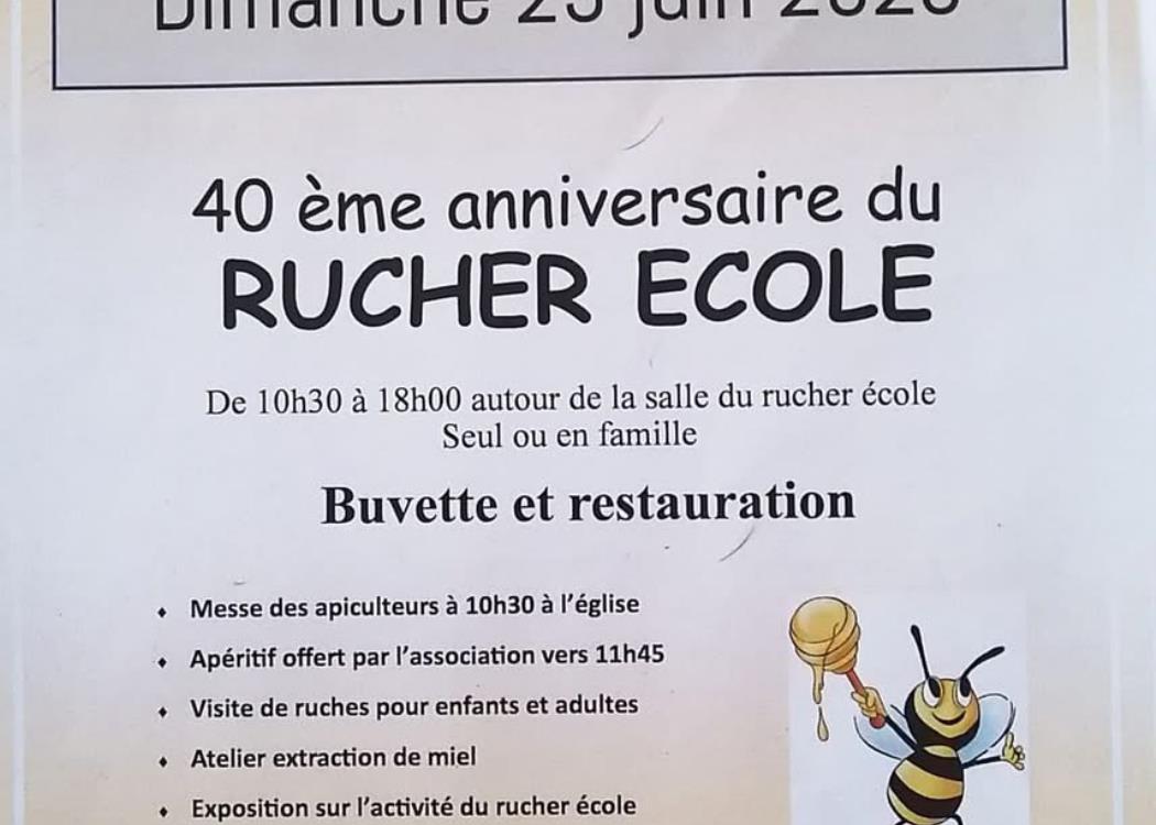 40ème anniversaire du rucher école