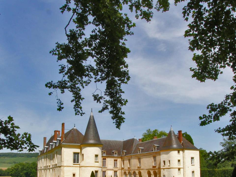 Château de Condé sous les frondaisons