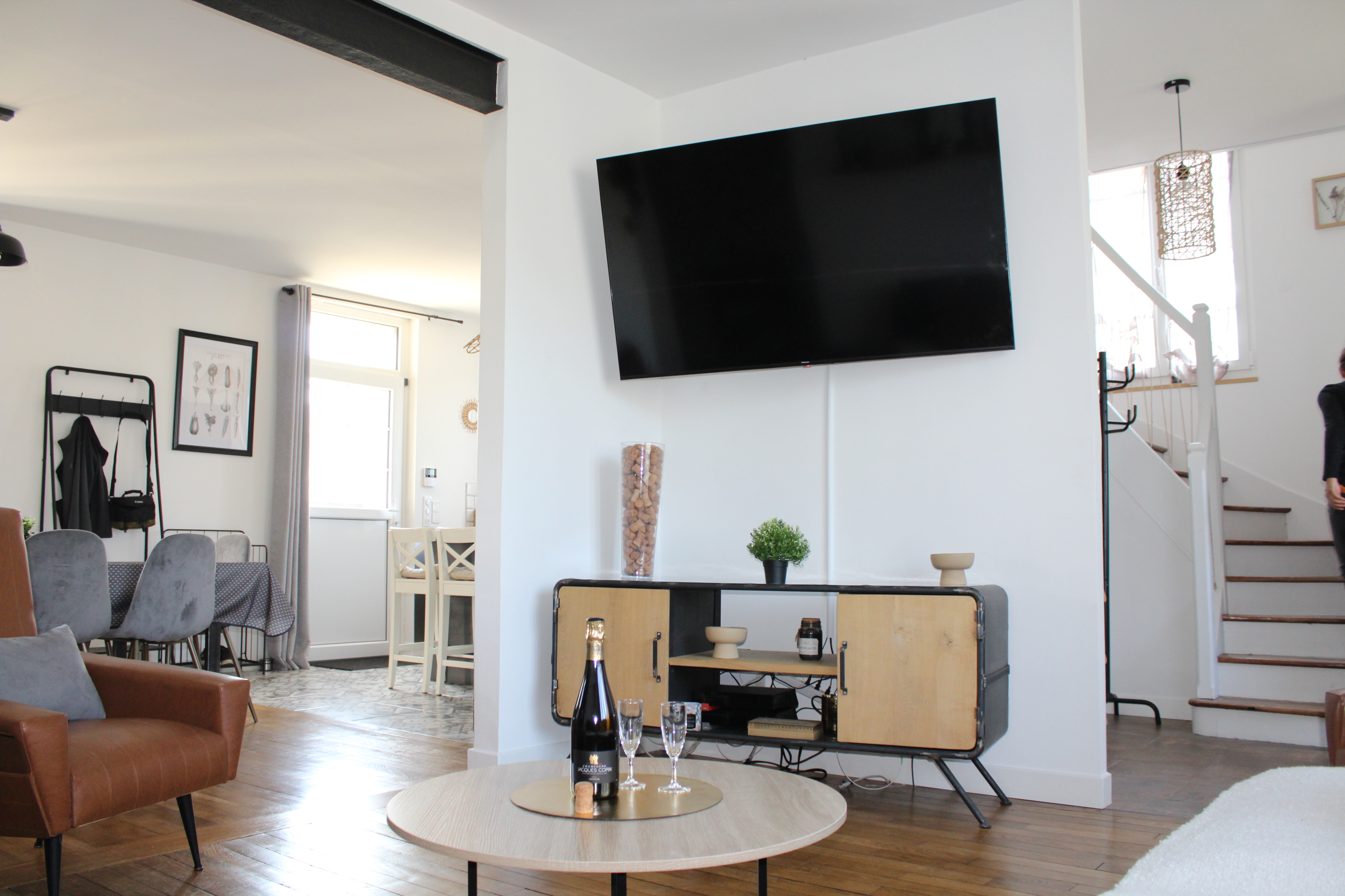 Le salon - Les locations Champenoises