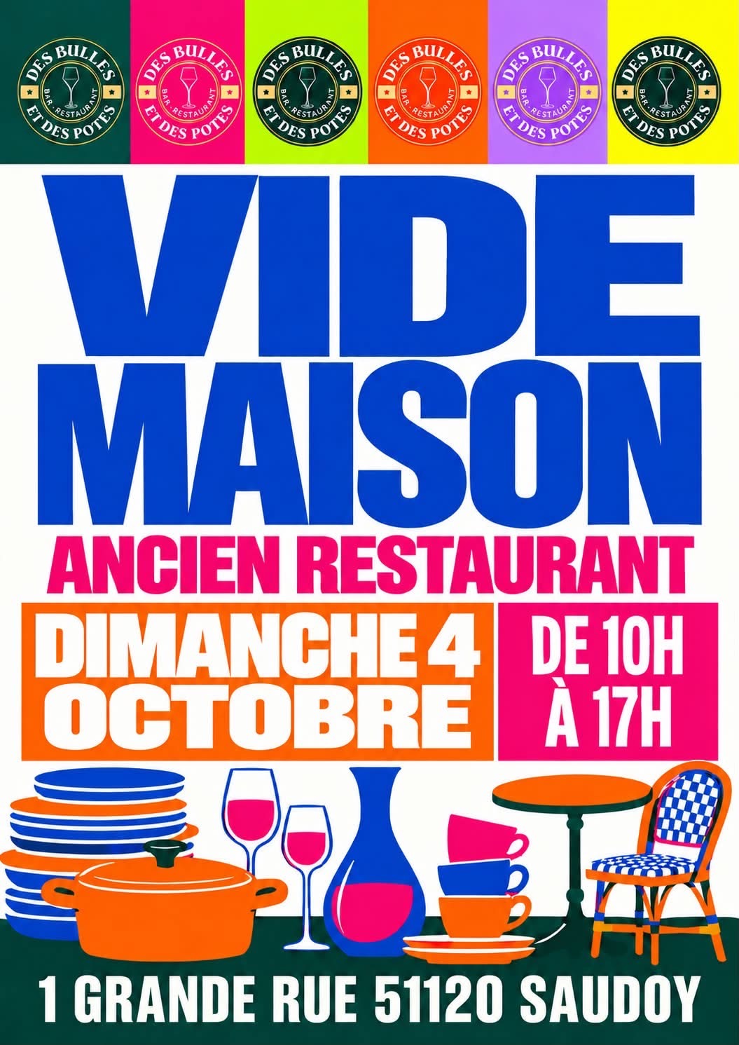 Vide-maison à Saudoy - Des Bulles et des Potes