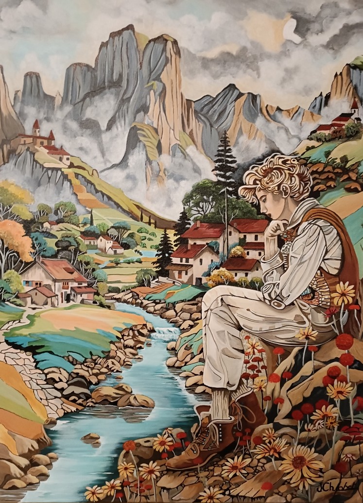 Peinture acrylique de Jean-Charles Lobet 