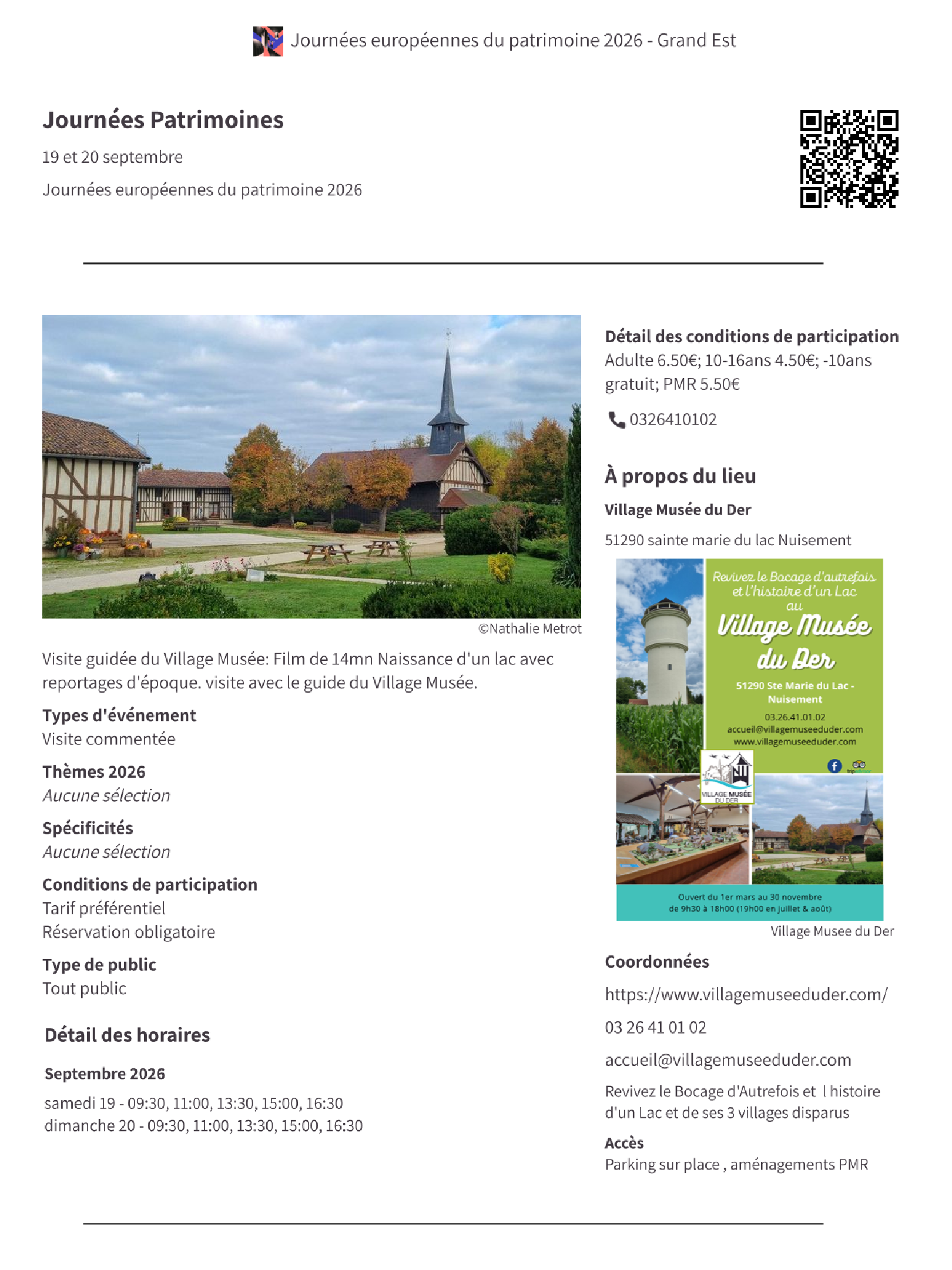 Escapades : Histoire du Lac du Der et découverte de l&rsquo;Eglise de Champaubert