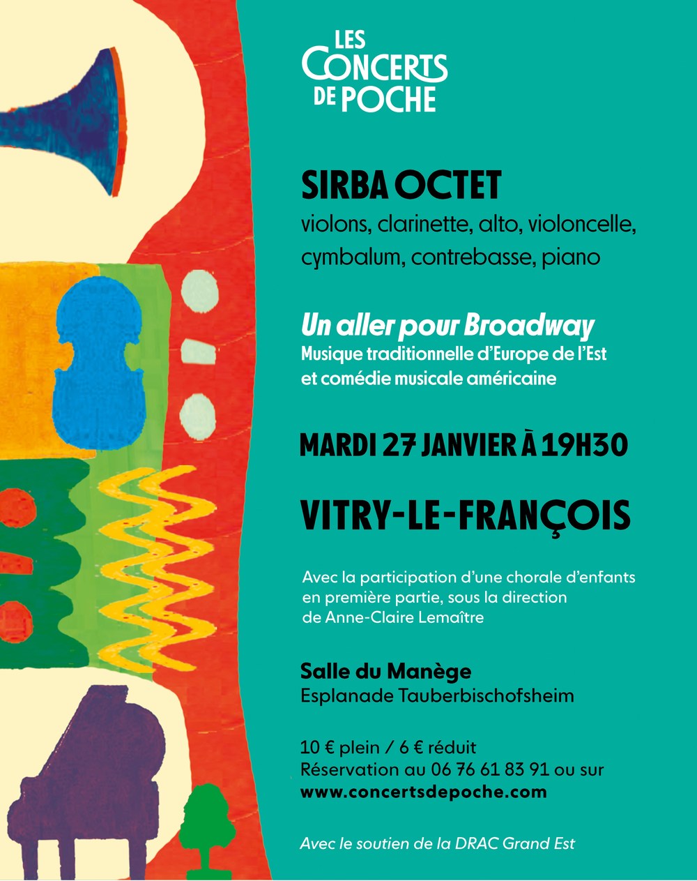 Concert de Poche : Un aller pour Broadway