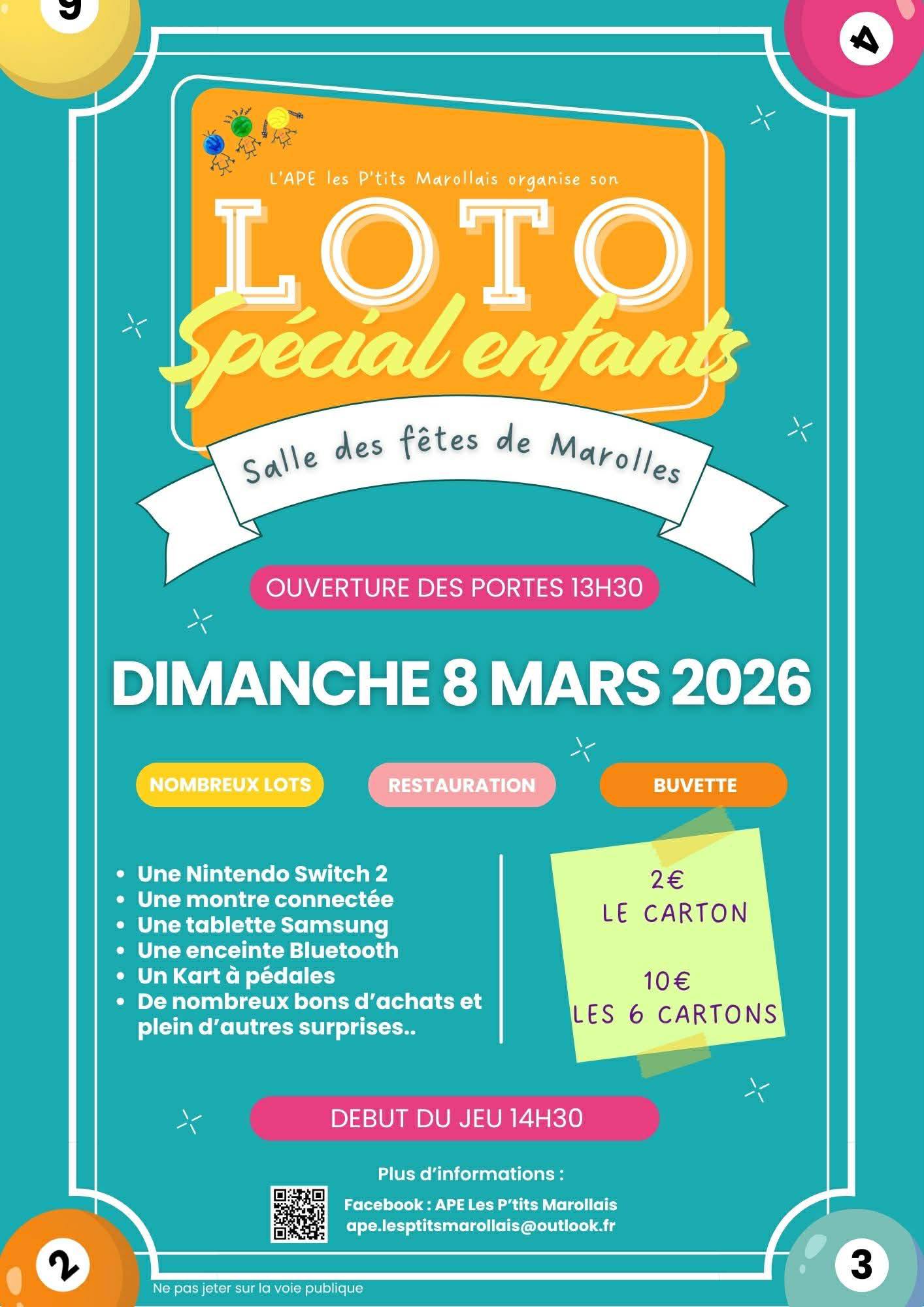 Loto spécial enfants