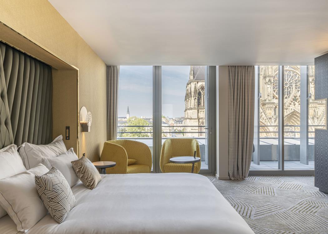 La Caserne Chanzy - Chambre Skyline double 2©Naiim de la Lisière