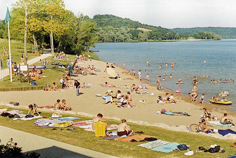 Baignade au Lac de la Liez