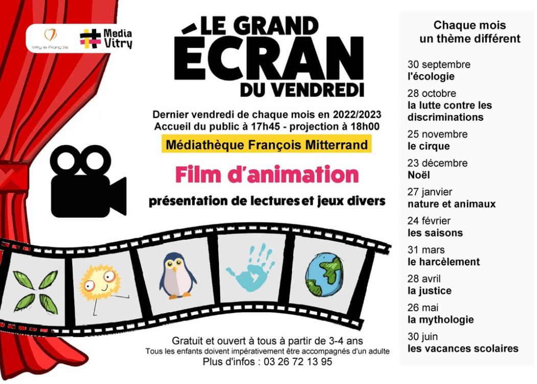 LE GRAND ECRAN DU VENDREDI. MEDIA VITRY