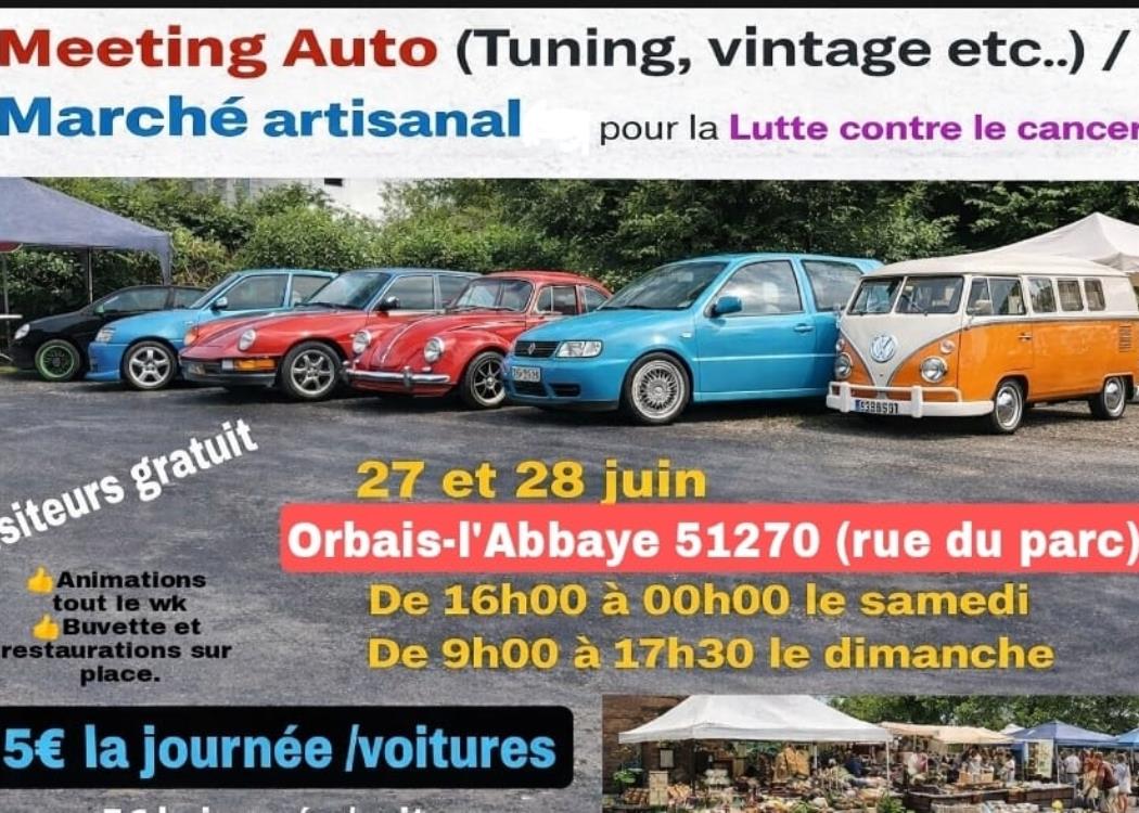 Meeting autos & marché artisanal - Orbais Meeting autos & marché artisanal - Orbais