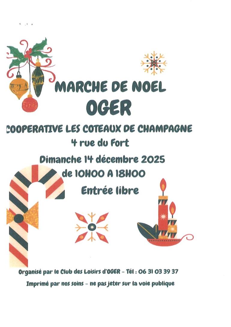Marché de Noël à Oger
