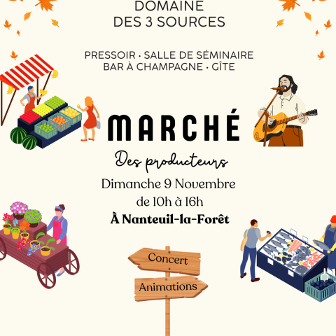 Marché des producteurs - Nanteuil-la-Forêt Marché des producteurs - Nanteuil-la-Forêt