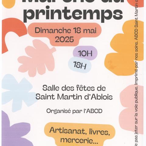 Marché du Printemps St Martin d'Ablois Marché du Printemps St Martin d'Ablois