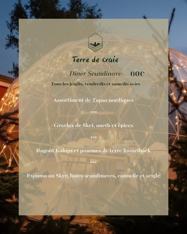 Menu scandinave Terre de Craie Vertus