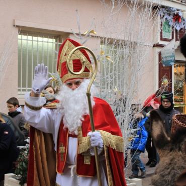 Parade Saint Nicolas, son âne et Père Fouettard Le 4 déc 2024