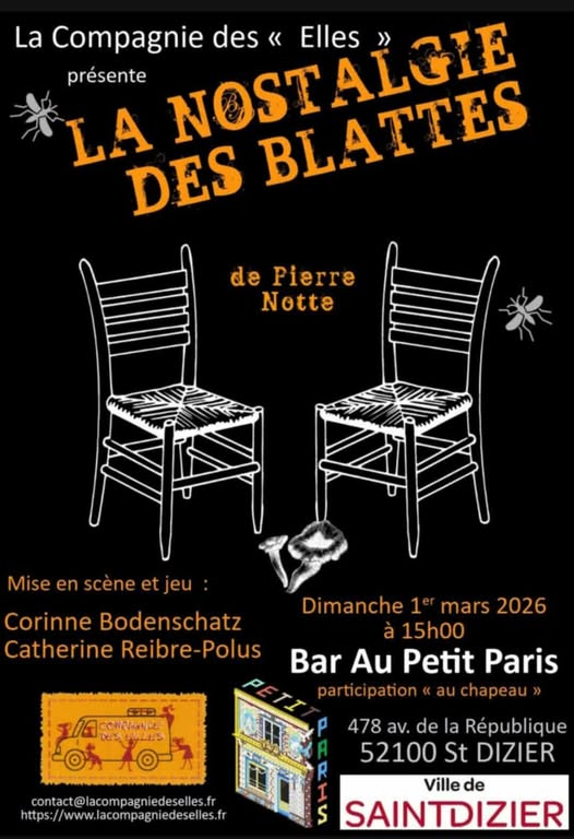 Théâtre : La nostalgie des blattes