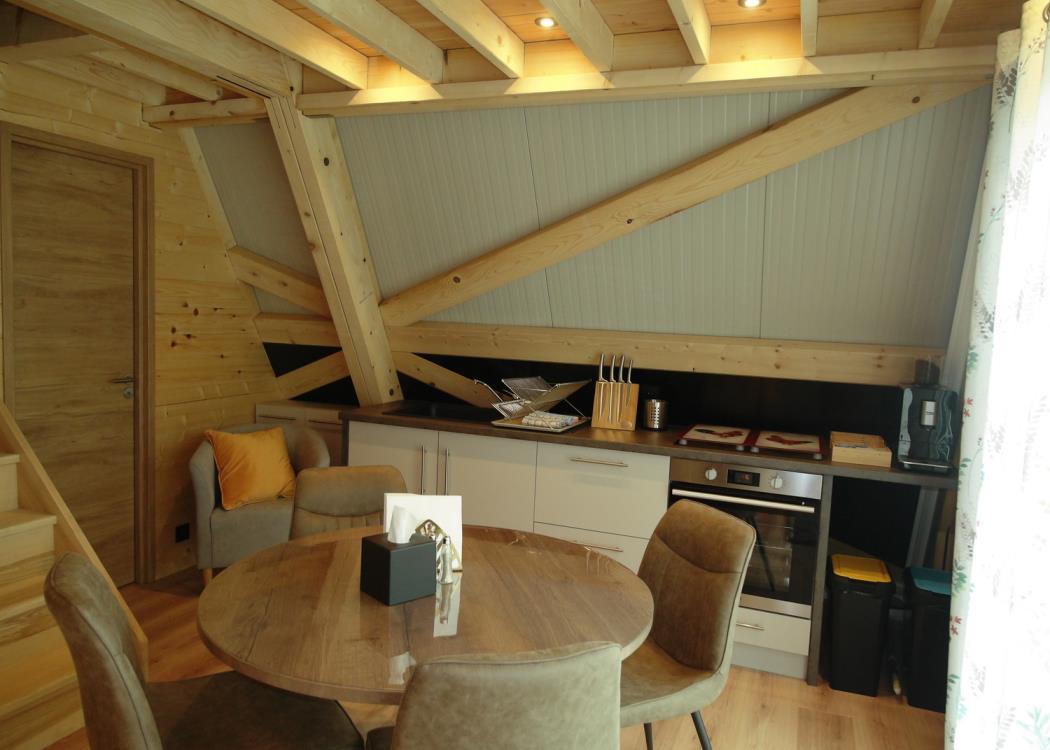 Tipis de l'Auberge de St Fergeux Piece de vie