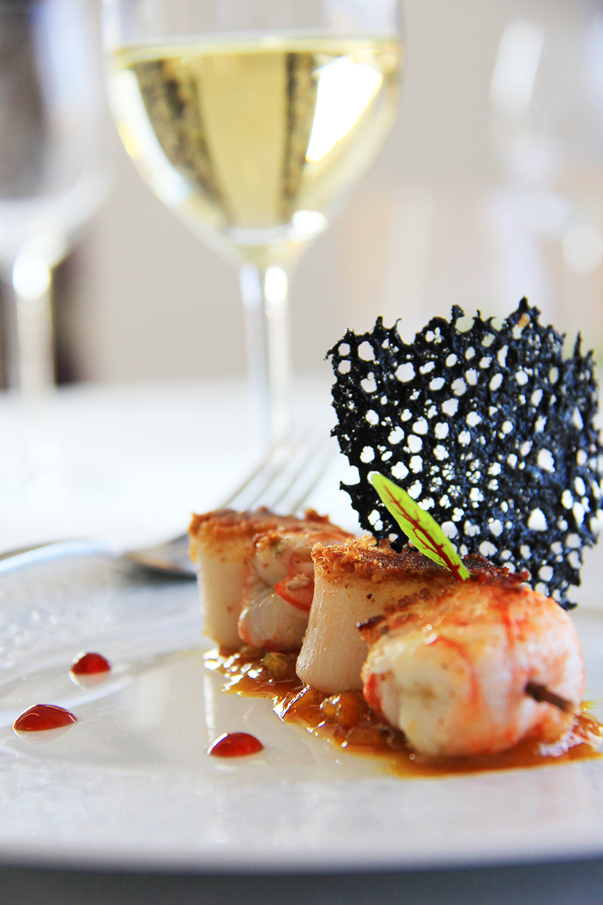 Plat - RUINART - Langoustines Saint Jacques - 13 02 2017 1