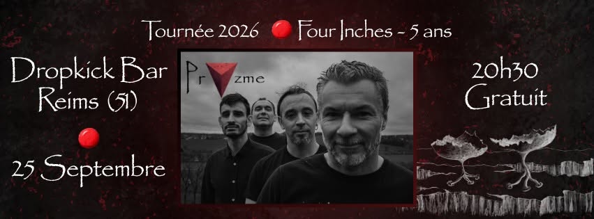 Pryzme en Concert (rock prog) au Dropkick - Reims - DR