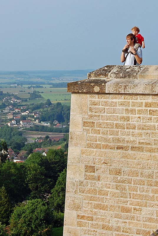 Panorama Nord des remparts de Langres