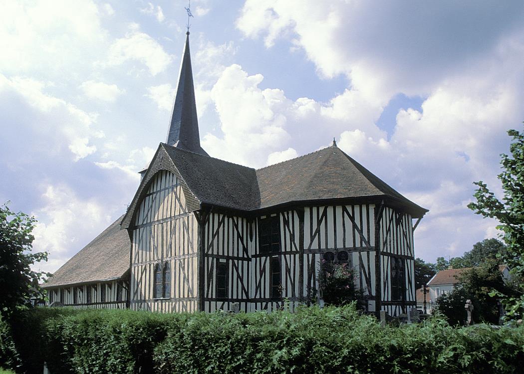 Eglisé à pan de bois d'Outines - Lac du Der
