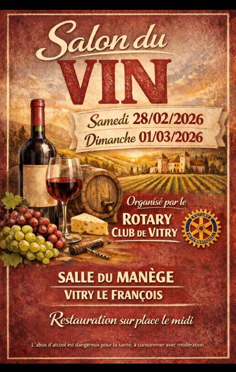 Salon du Vin du Rotary Club de Vitry