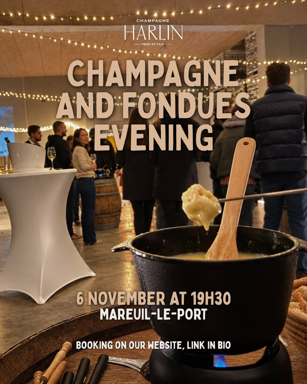 Soirée Fondue - Champagne Harlin