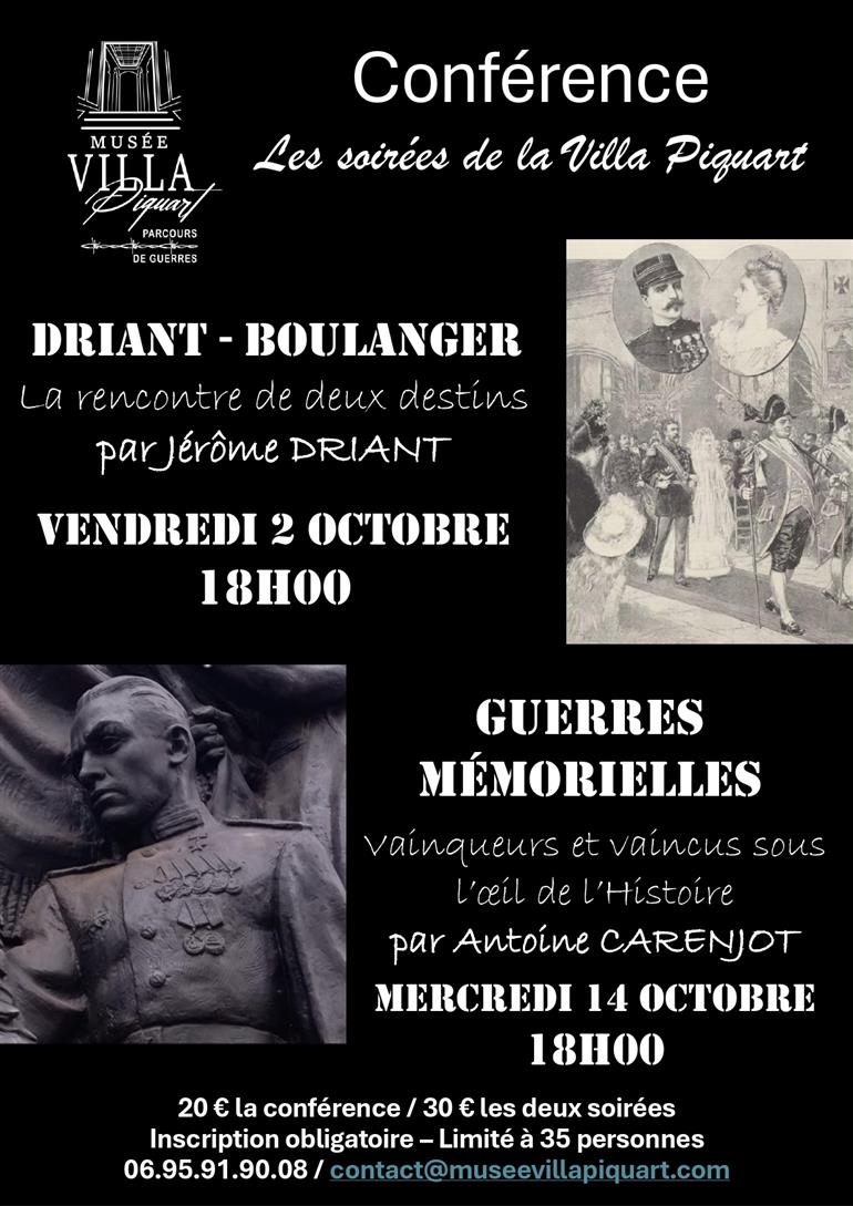 Soirées de la Villa Piquart - OCTOBRE 2026 Epernay